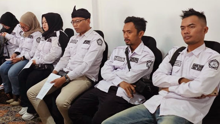 Para peserta yang hadir secara luring di Hotel Grand Savoy Homann, Jln. Asia-Afrika No. 112, Kota Bandung dalam acara Dialog Merajut Harmoni Membangun Koloborasi - (Sumber: AZM)
