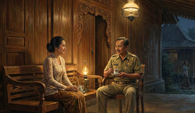 Bertamu ke rumah janda