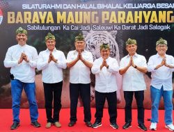 Ketua Dewan Pembina Paguyuban Asep Dunia Hadiri Acara Halalbihalal Baraya Maung Parahyangan di Taman Pule Makodam III Siliwangi Bandung